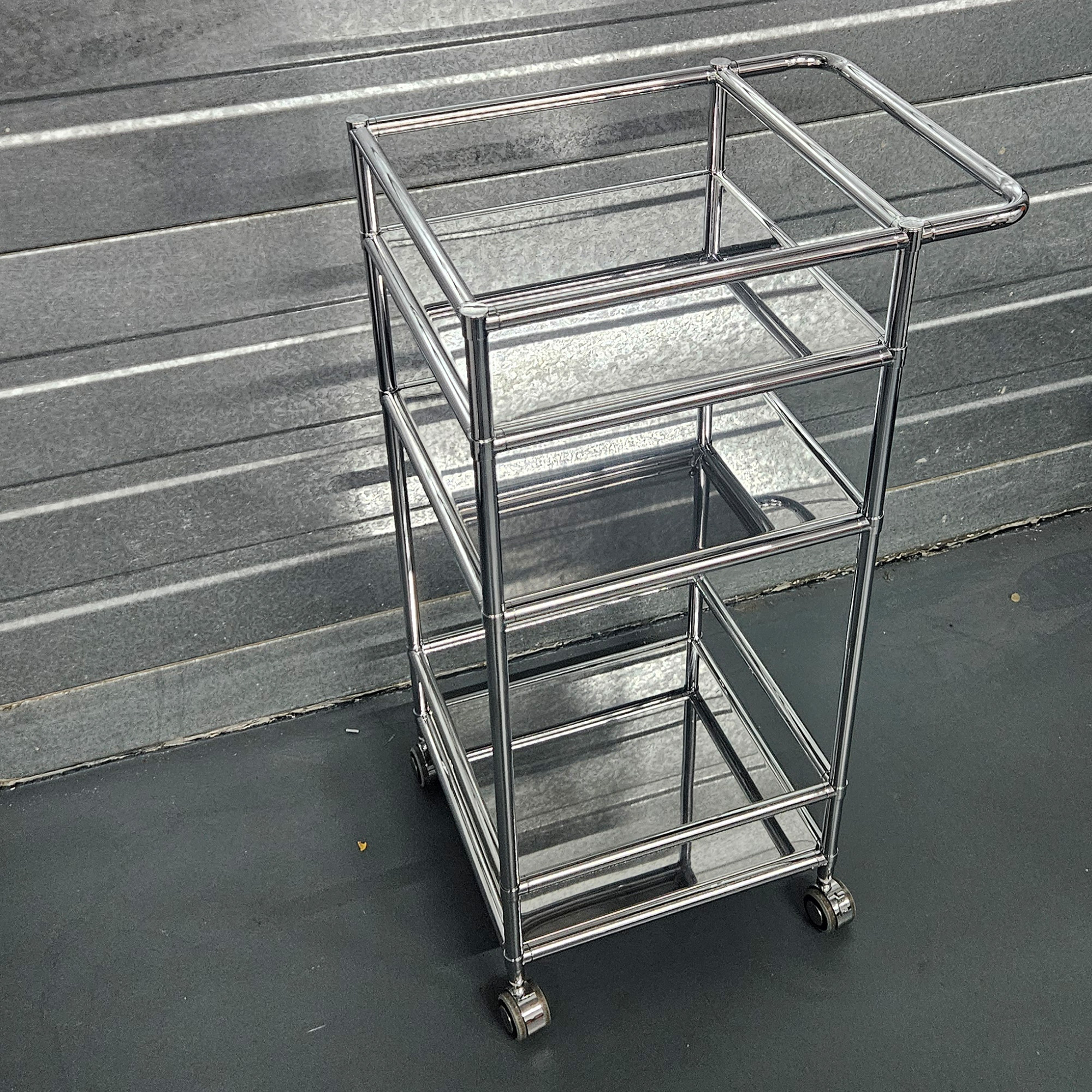 Serving trolley chrome OUTLET