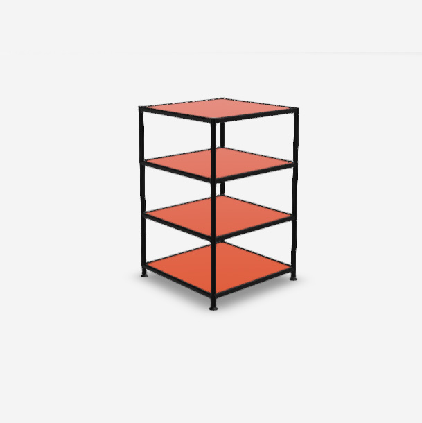 Regal komplett Orange. Vorführmodell