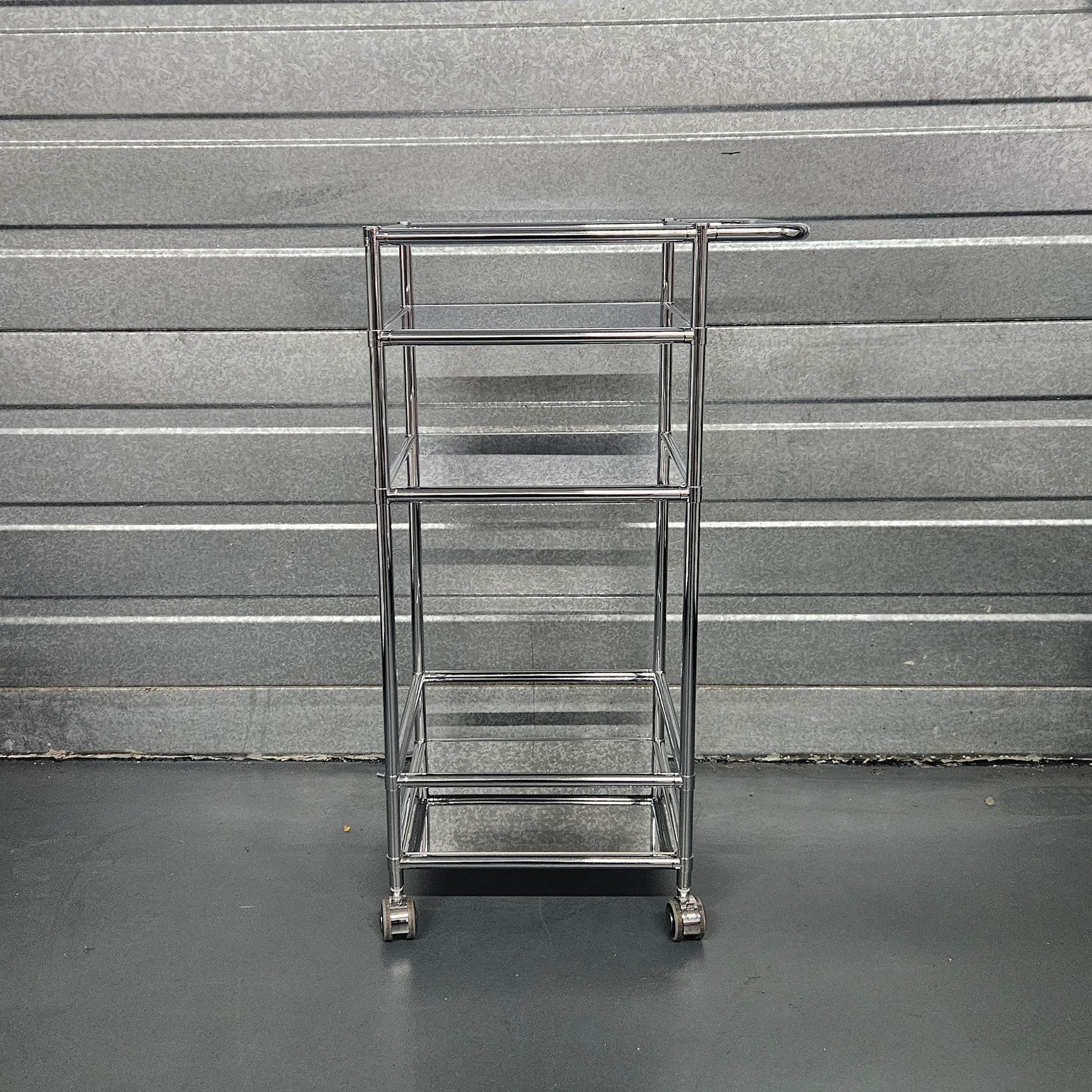Serving trolley chrome OUTLET