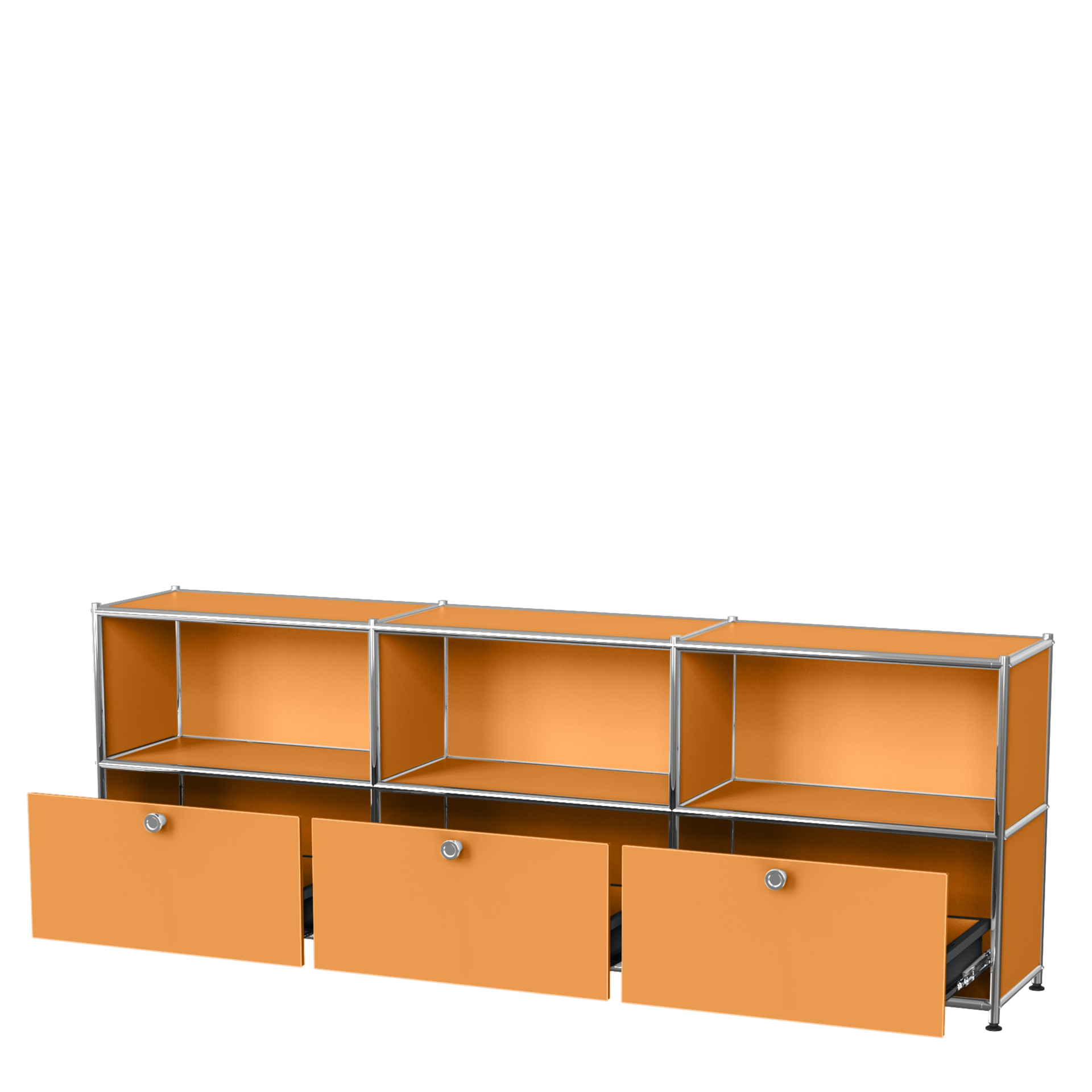 6-piece sideboard with 3 drawers